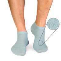Socquettes Lin Bleu clair