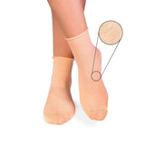 Chaussettes Courtes Lin Corail