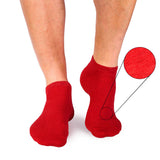 Socquettes Lin Rouge
