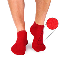 Socquettes Lin Rouge