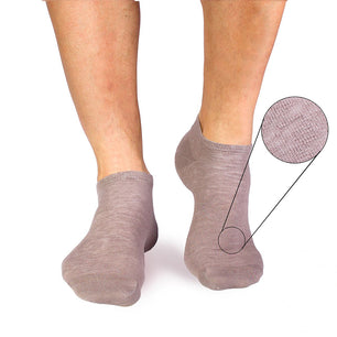Socquettes Lin Gris