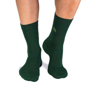 Chaussettes Coton pur Vert foncé