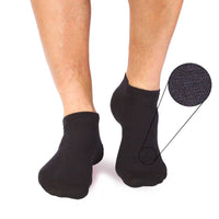 Socquettes Lin Anthracite