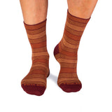 Chaussettes Coton pur Rayures Orange