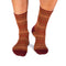 Chaussettes Coton pur Rayures Orange