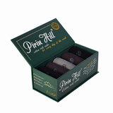 Coffret 5 paires Coton pur Noir Anthracite Gris