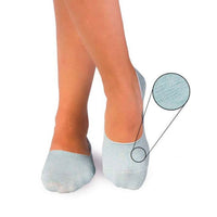 Socquettes Invisibles Lin Bleu clair