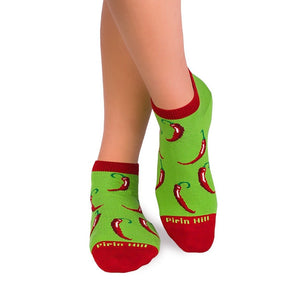 Socquettes Coton Piments rouges Vert