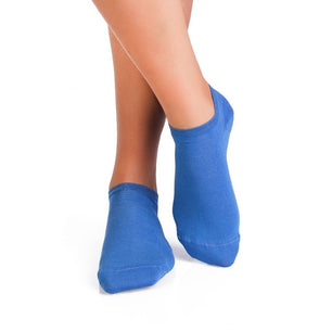 Socquettes Bambou fin Bleu