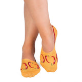Socquettes invisibles Vibes estivales Piments rouges