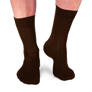 Chaussettes Coton mercerisé Marron