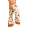 Chaussettes Enfants Feuilles - Ecru