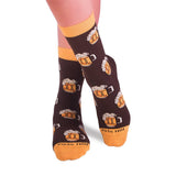Chaussettes Coton Bière Marron