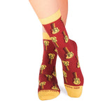 Chaussettes Enfants Guitarre - Rouge