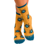 Chaussettes Enfants Scarabée - Moutarde