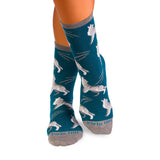 Chaussettes Enfants Loup - Pétrole