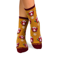 Chaussettes Enfants Noël Mug Moutarde
