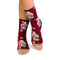 Chaussettes Coton Noël Maison Bordeaux