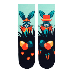 Chaussettes Enfants Lapins Bleu foncé