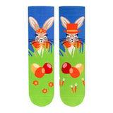 Chaussettes Enfants Lapins Vert bleu