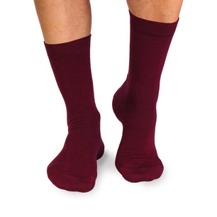 Chaussettes Bambou Bordeaux