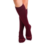 Mi-bas Bambou Bordeaux