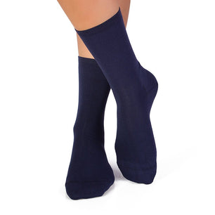 Chaussettes Bambou fin Bleu foncé