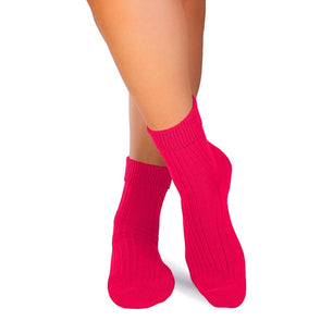 Chaussettes Femme Laine mérinos Fuchsia