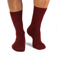 Chaussettes Laine mérinos Bordeaux