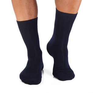 Chaussettes Laine mérinos Bleu foncé