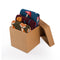 Coffret de 3 paires de Chaussettes Coton Automne Champignons Feuilles Renards