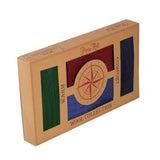 Coffret de 4 paires de Chaussettes Laine mérinos Bordeaux Denim Bleu foncé Vert foncé