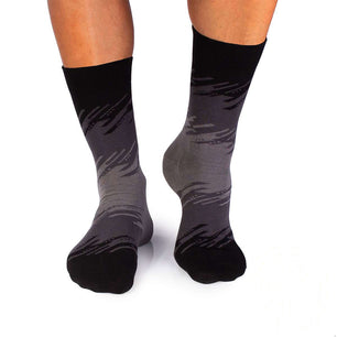 Chaussettes Coton pur Traits - Anthracite