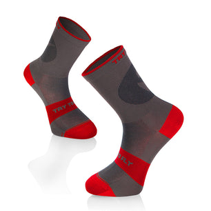 Chaussettes Cyclisme Légères Gris