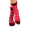 Chaussettes Bambou fin Abeilles Corail