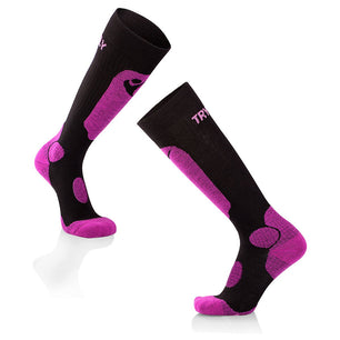 Chaussettes Ski Noir - Cyclamen