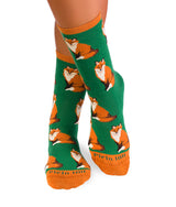 Chaussettes Coton Renard Vert