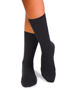 Chaussettes sans élastique Anthracite