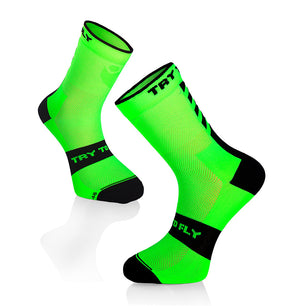 Chaussettes Cyclisme Vert fluo