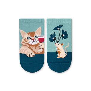 Socquettes Arty Chats et Souris