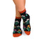 Chaussettes Courtes Coton fin Herbes Noir