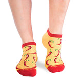 Socquettes Coton Piments rouges Jaune