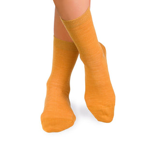 Chaussettes Laine mérinos fine Ochre