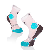 Chaussettes Tennis Fusion Blanc turquoise