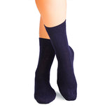 Chaussettes Laine mérinos fine Bleu foncé