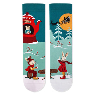 Chaussettes Arty Conte de Noël - Lapins