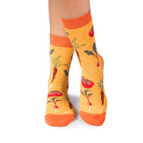 Chaussettes Coton fin Légumes Jaune