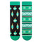 Chaussettes Arty Boules de Noël Noir menthe
