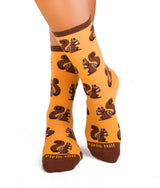 Chaussettes Enfants Écureuil - Jaune