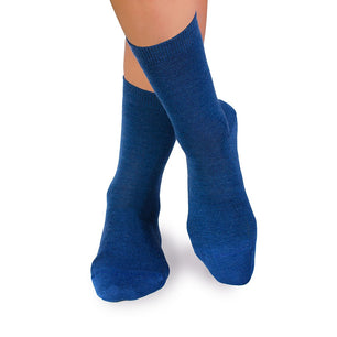 Chaussettes Laine mérinos fine Bleu